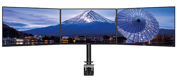 Stoni nosač za tri monitora IIYAMA DS1003C-B1 - pogled 4