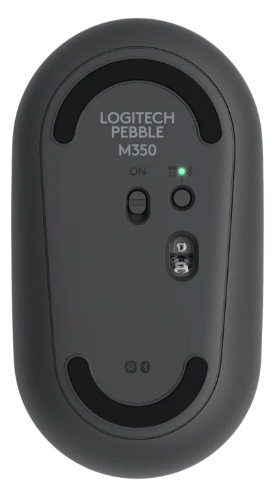 Logitech Pebble M350 Graphite bežični Bluetooth miš - pogled 4