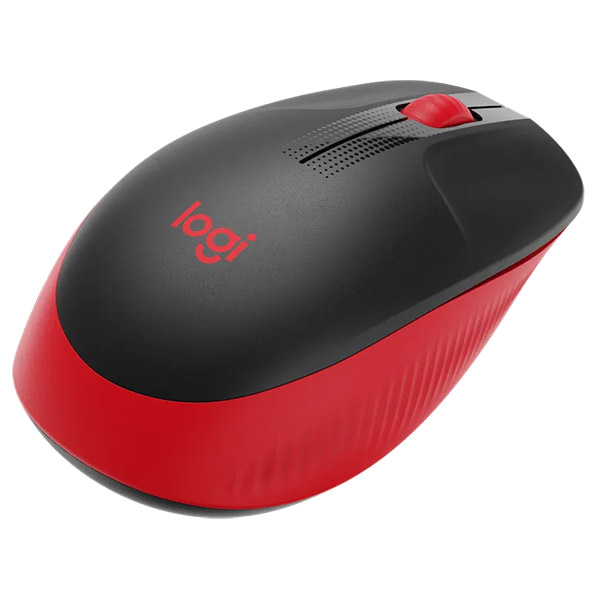Logitech M190 Red Bežični Miš - pogled 4