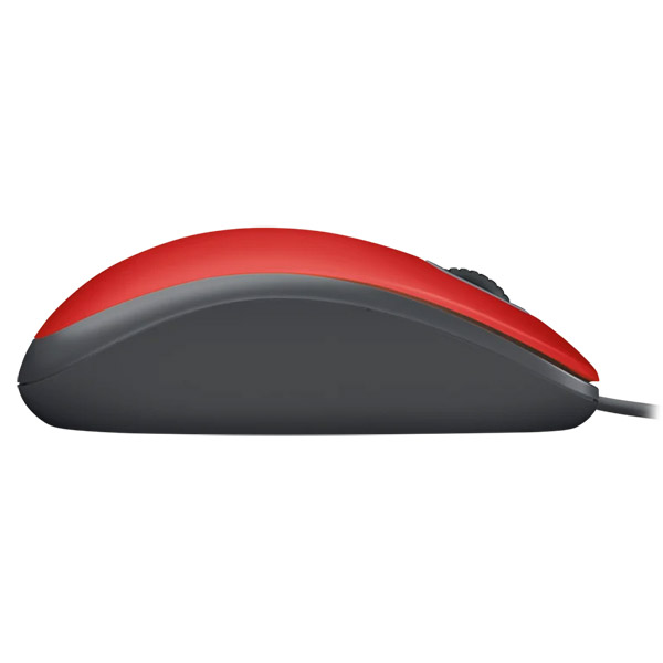 Logitech M110 Silent Red žični miš - pogled 4