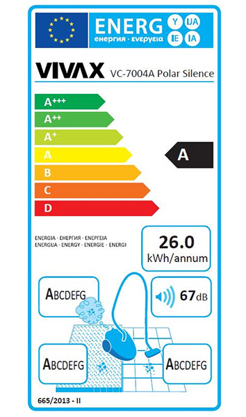 Kućni usisivač Vivax Polar Silence VC-7004A - pogled 4