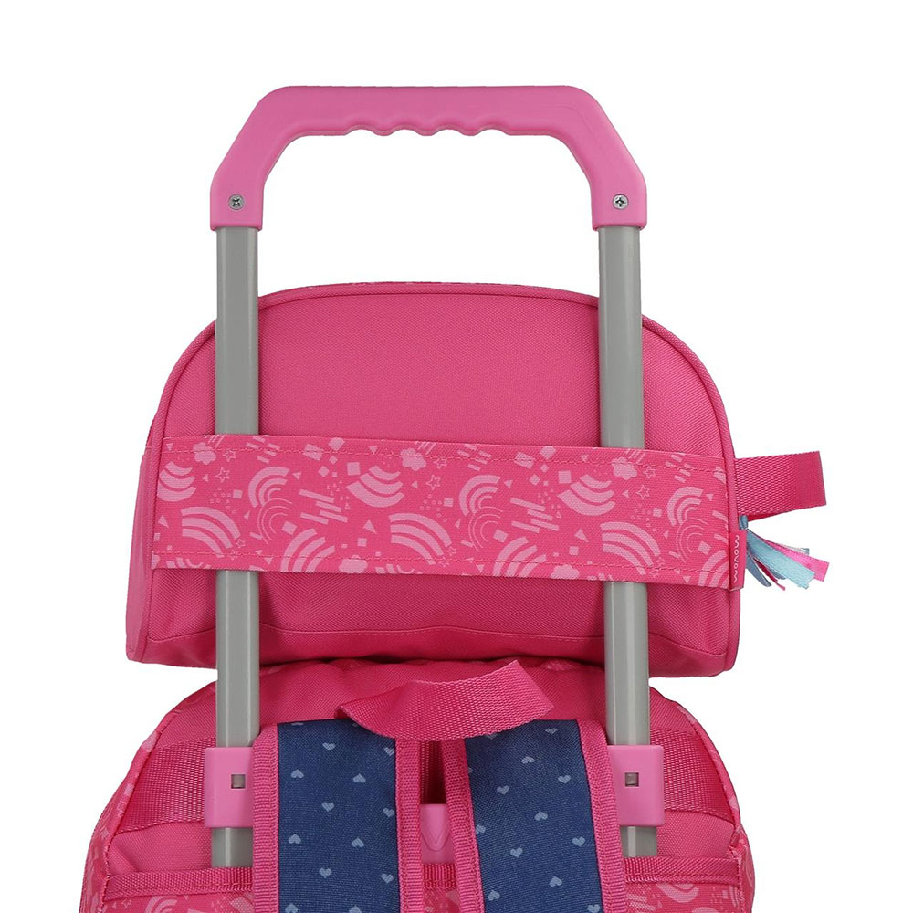 Neseser sa 2 pregrade Movom Glitter Rainbow 30444 - pogled 4