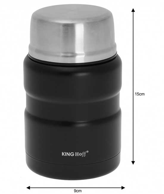 Termos za hranu sa sklopivom kašikom 500ml Kinghoff KH1459 - pogled 4