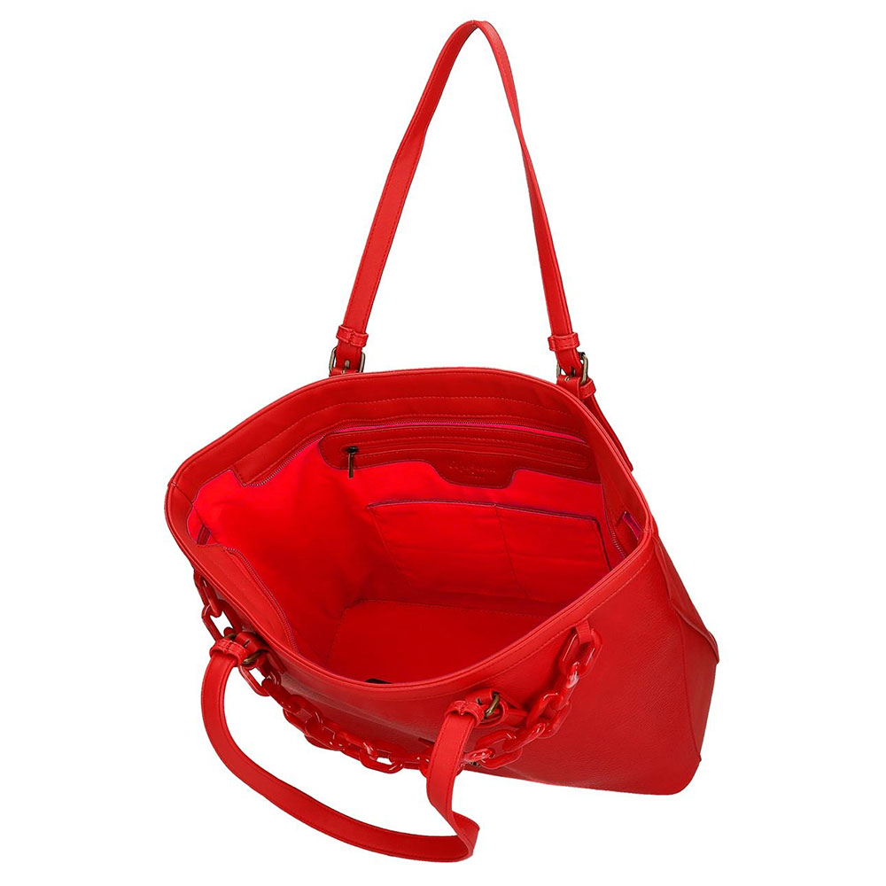 Pepe Jeans Ženska poslovna torba za laptop Chain Red 75775 - pogled 4