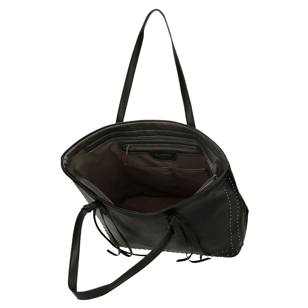 Pepe Jeans Ženska poslovna torba za laptop Chic Black 77675 - pogled 4