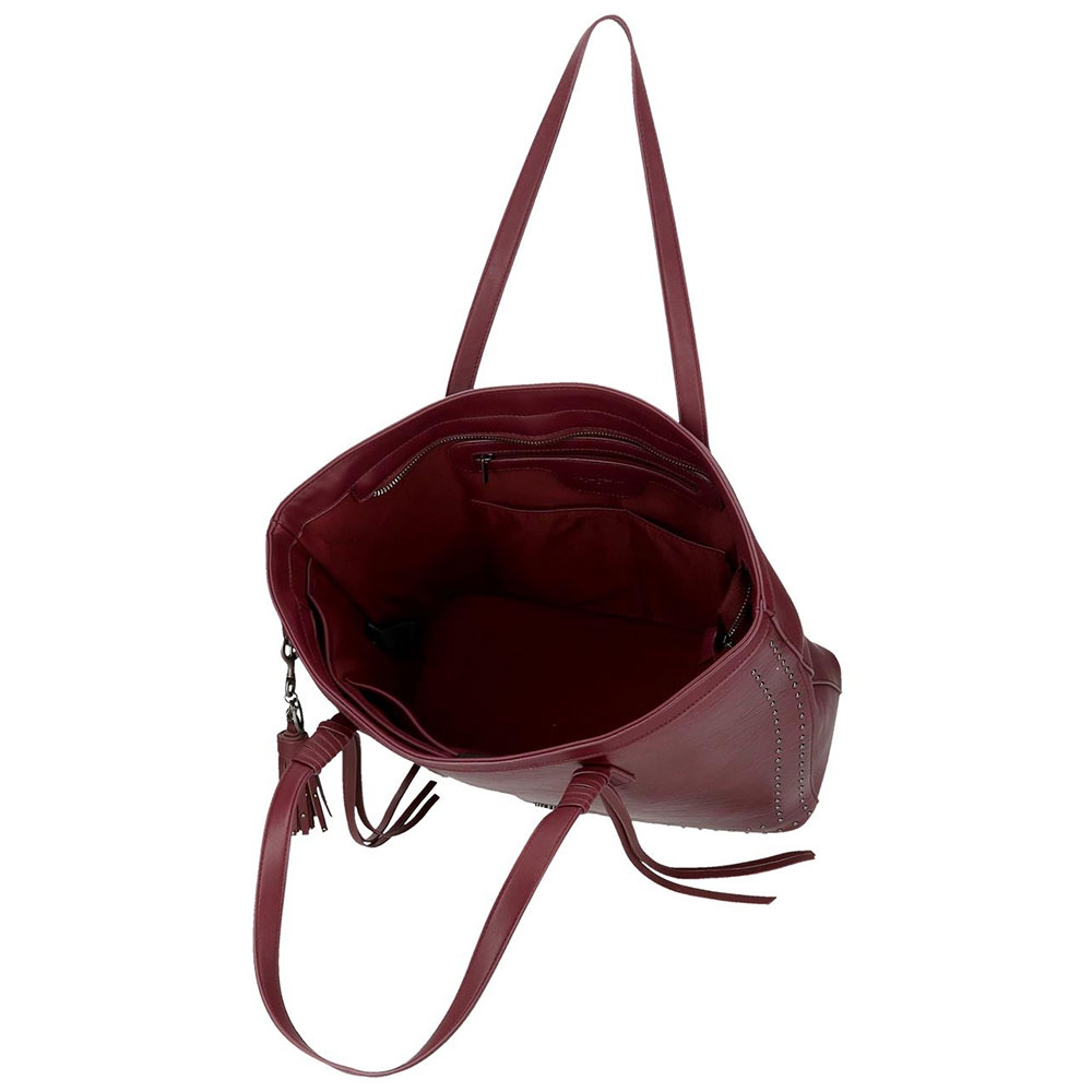 Pepe Jeans Ženska poslovna torba za laptop Chic Bordo 77675 - pogled 4