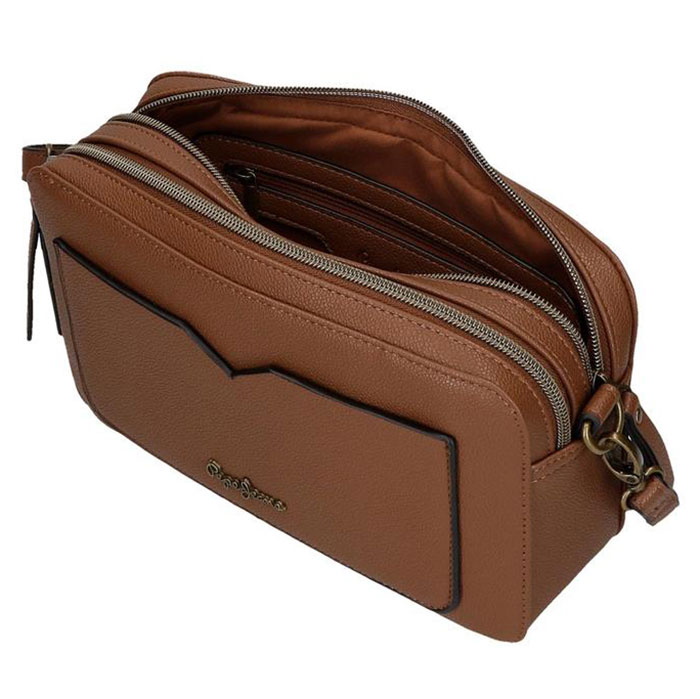 Ženska torbica na rame Pepe Jeans India Brown 72753 - pogled 4
