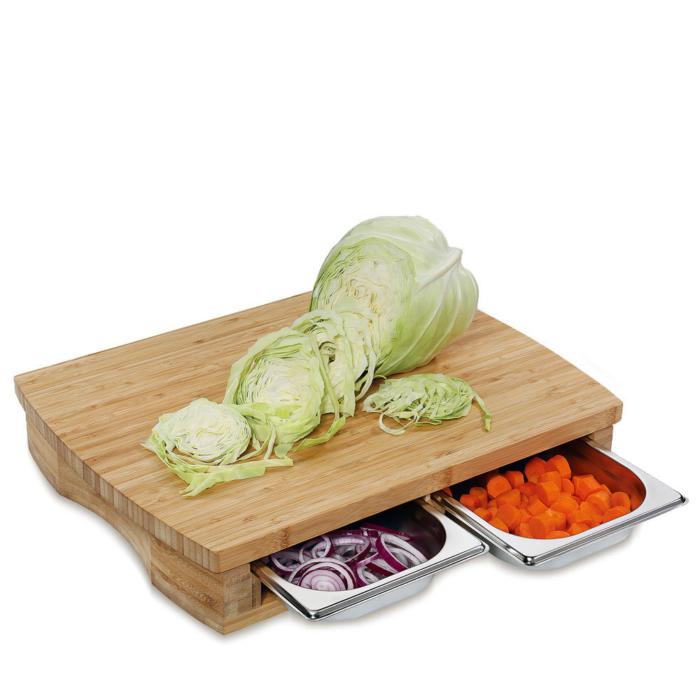 ZASSENHAUS Multifunkcionalna daska za sečenje sa dve posude TWO 46x35cm - pogled 4