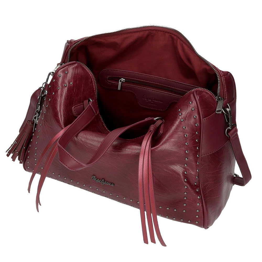 Ženska torba Pepe Jeans Chic Bordeaux 77671 - pogled 4