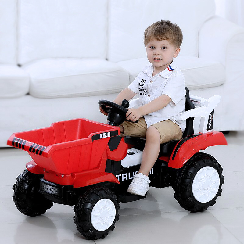 Dečiji traktor na akumulator 281 crveni - pogled 4