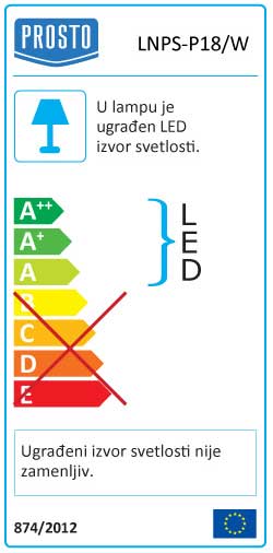 Plafonski LED panel 18W Dnevno svetlo LNPS-P18/W - pogled 4