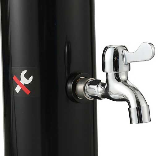 Stubni solarni tuš 20L sa dodatnom slavinom za pranje noguKR-08 - pogled 4