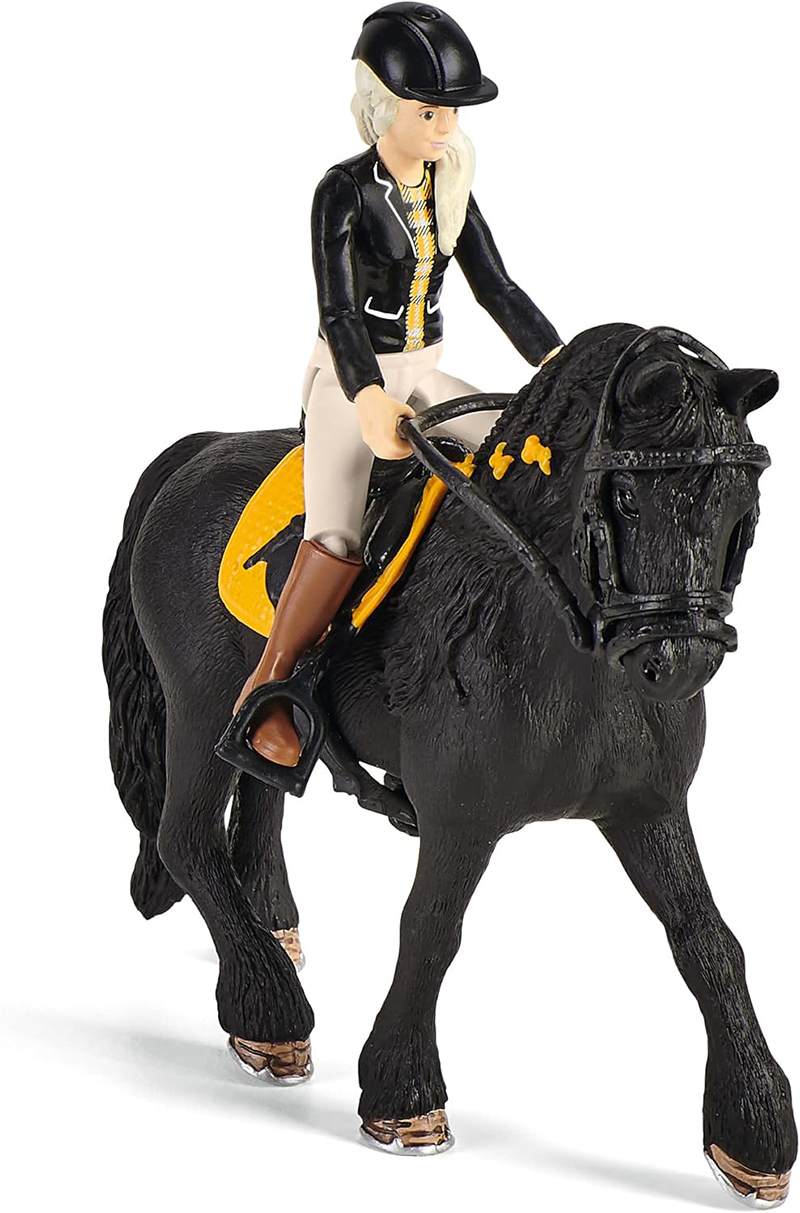 Schleich Horse Club figure - Konj i boks za konje - Tori i Princes 42437 - pogled 4