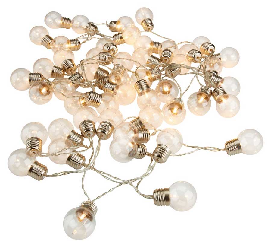 Niz od 50 LED Sijalica Za spoljnu upotrebu 14,85m Transparent - pogled 4