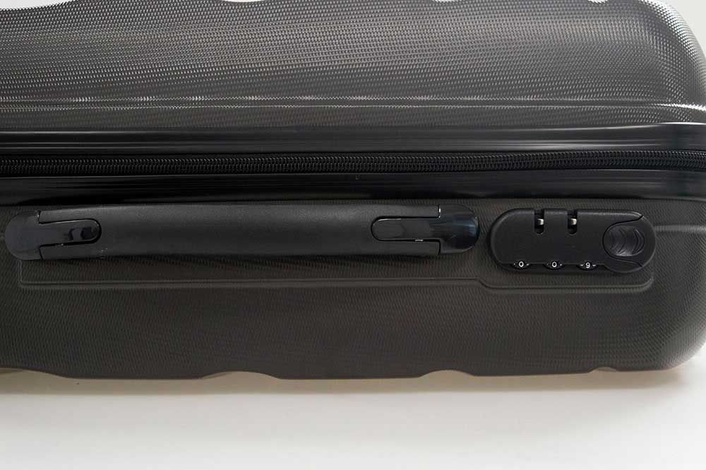 ABS Kofer Sazio Porto L 68 x 45 x 28 cm Tamno Sivi - pogled 4