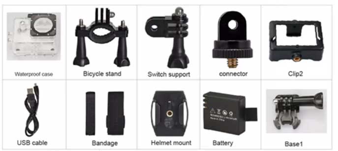 Akciona kamera sa vodootpornim kućištem Denver ACT-320 - pogled 4