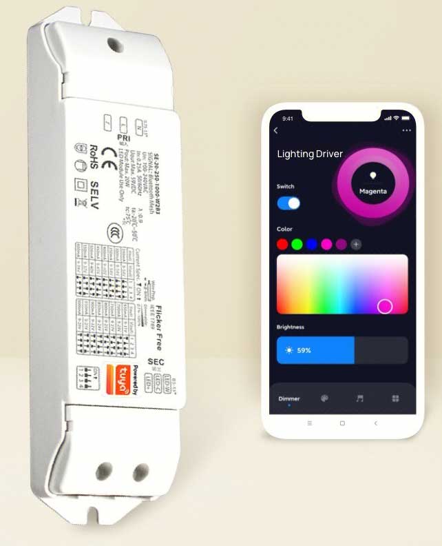 Smart LED Traka 5m RGB sa kontrolom preko daljinskog upravljača ili WiFi - pogled 4