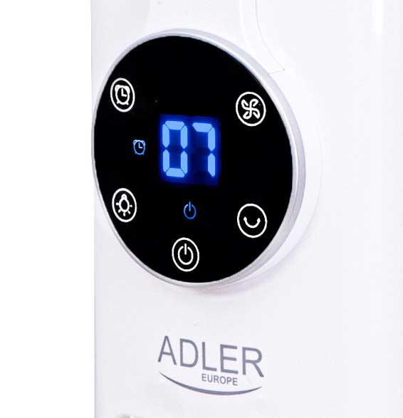 Stubni ventilator sa tajmerom i funkcijom oscilacije Adler 7333 - pogled 4