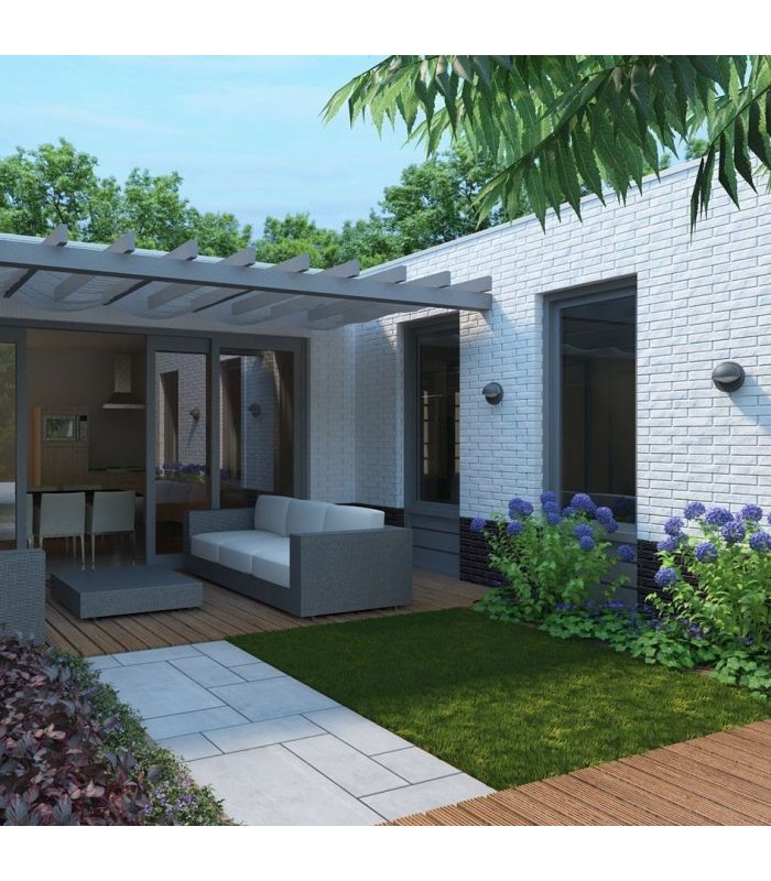 PHILIPS myGarden Zidna lampa za spoljnu upotrebu June PH068 max1x42W 230V antracit - pogled 4