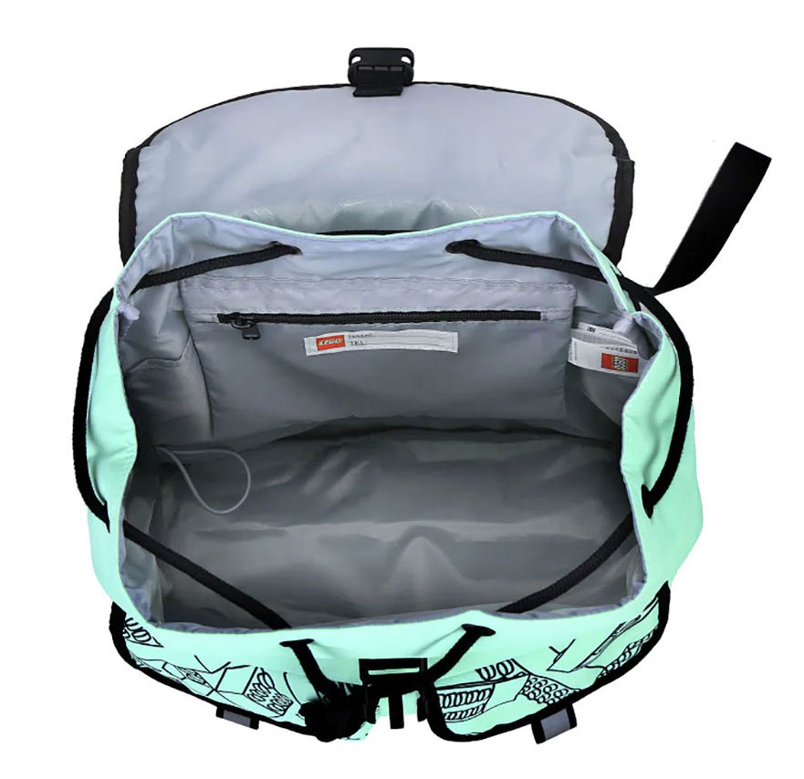 LEGO® Tribini Školski ranac Happy Mint 20132 - pogled 4