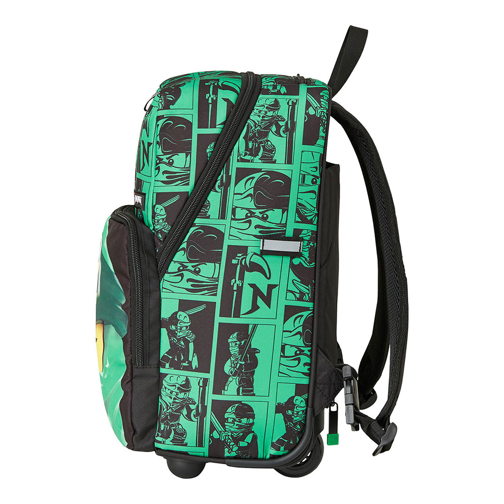 LEGO® NINJAGO školski ranac sa točkićima Andersen Green 20220 - pogled 4