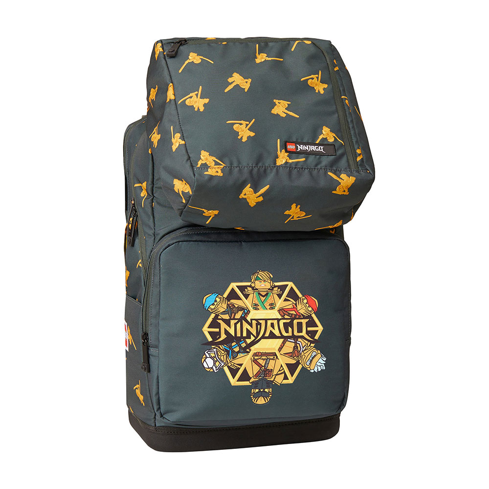 LEGO® Komplet Ranac za školu + pernica + torba za fizičko Optimo Plus Johansen NINJAGO Team Golden 20228 - pogled 4