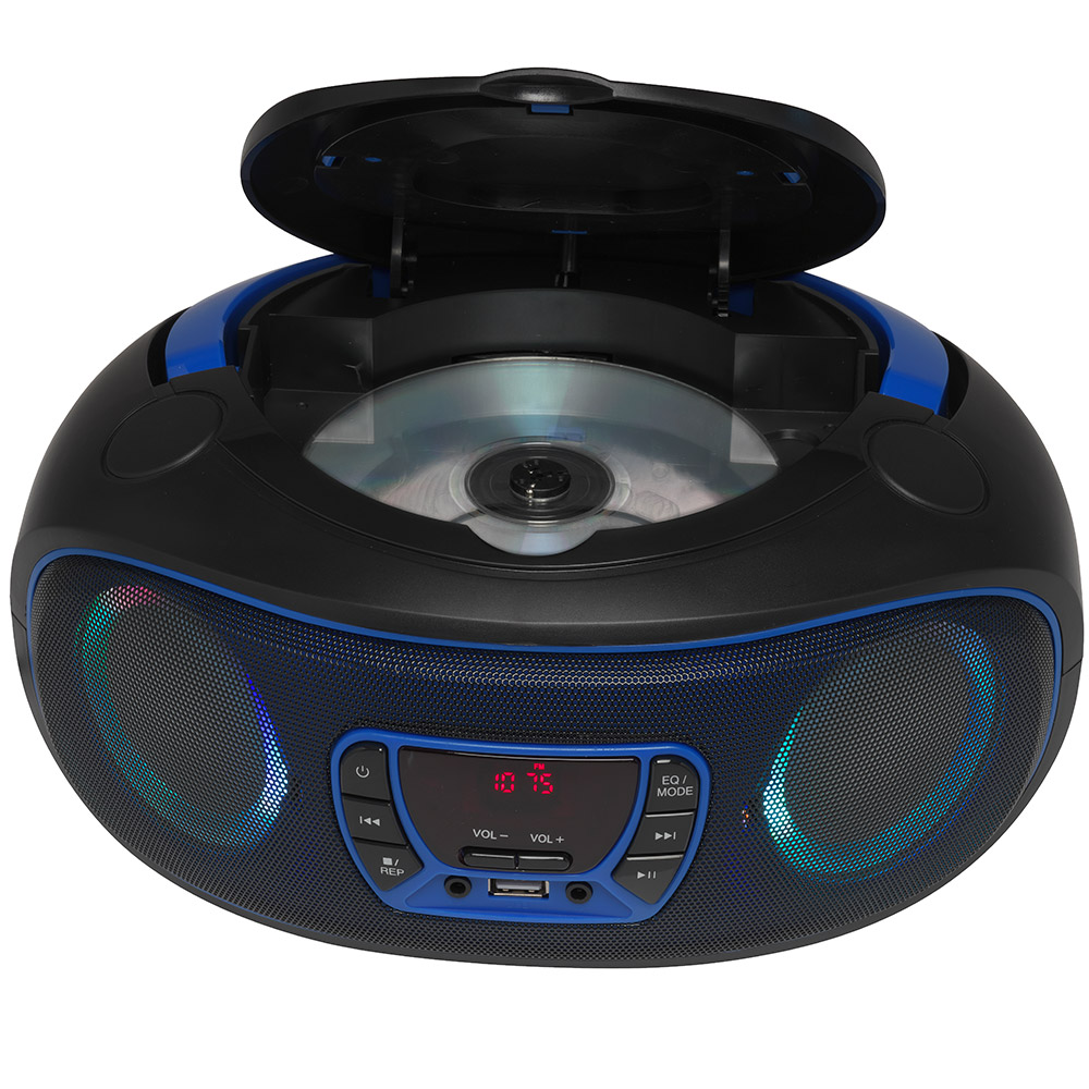 Bluetooth CD boombox FM radio Denver TCL-212BT plavi - pogled 4