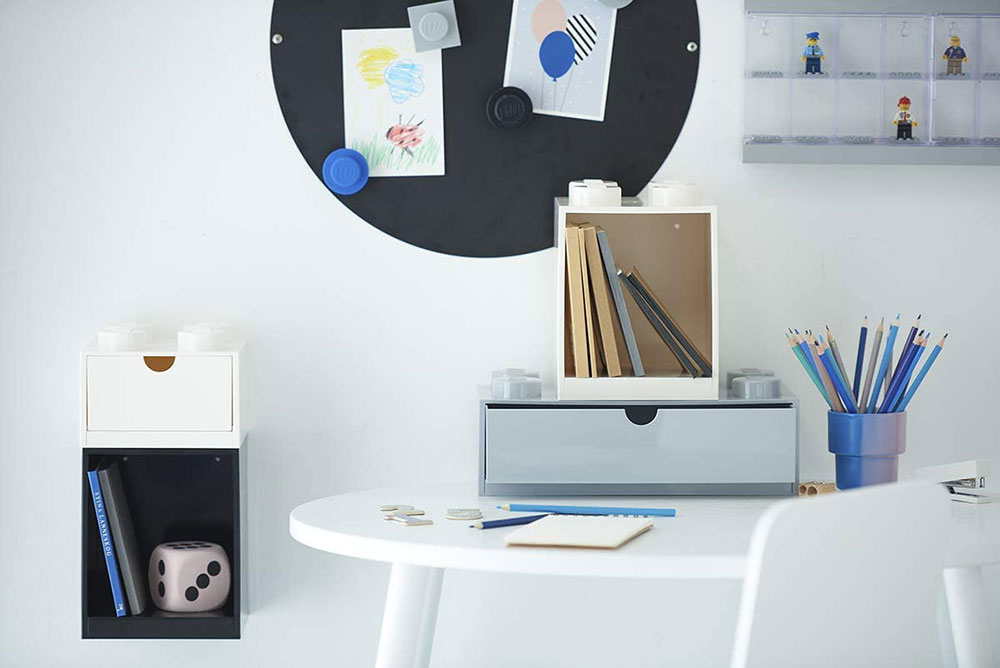 Stona fioka LEGO® Kocka 8 30x15x11cm crvena 4021 - pogled 4