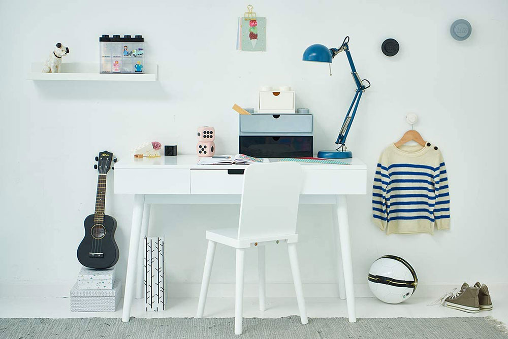 Stona fioka LEGO® Kocka 8 30x15x11cm crna 4021 - pogled 4