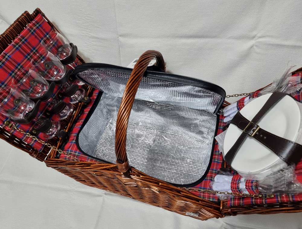 CILIO Piknik servis za ručavanje sa korpom Como - pogled 4