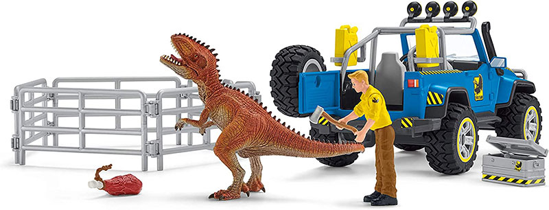 Schleich figure Dinosaurusi - Terensko vozilo za izviđanje dinosaurusa 41464 - pogled 4