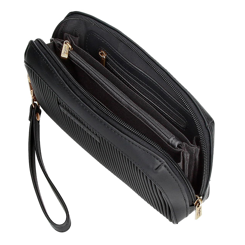 Pepe Jeans Torbica novčanik Aurora black 75541 - pogled 4