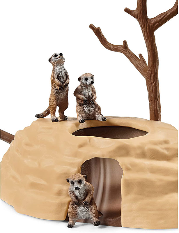 Schleich figurice Divlje životinje - Merkati - jazbina 42530 - pogled 4