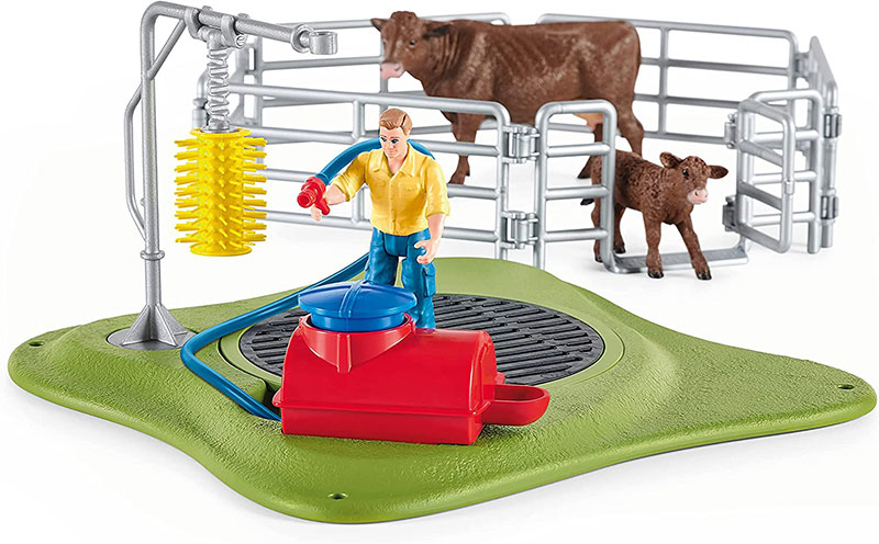 Schleich figurice Domaće životinje - Kupanje krava 42529 - pogled 4