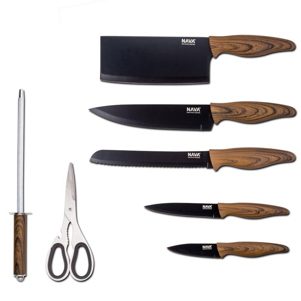 Set kuhinjskih noževa 8 delova Nava NV10-167-004 - pogled 4
