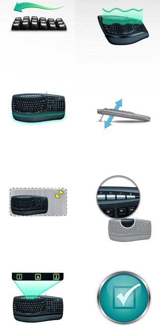 Logitech Multimedijalna Tastatura Wave 450 - pogled 4