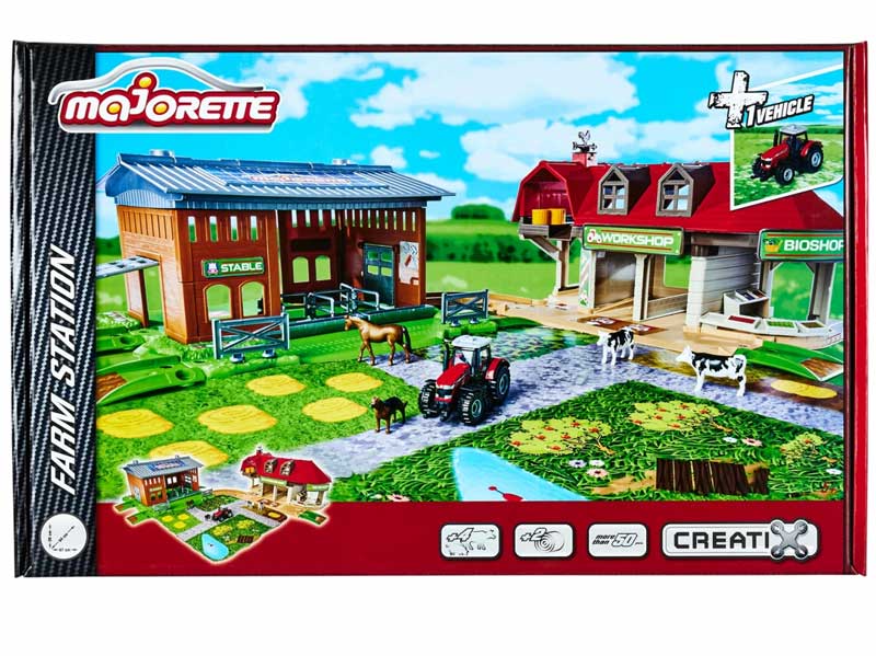 Igračka Farma sa traktorom i životinjama Majorette Creatix 2050037 - pogled 4