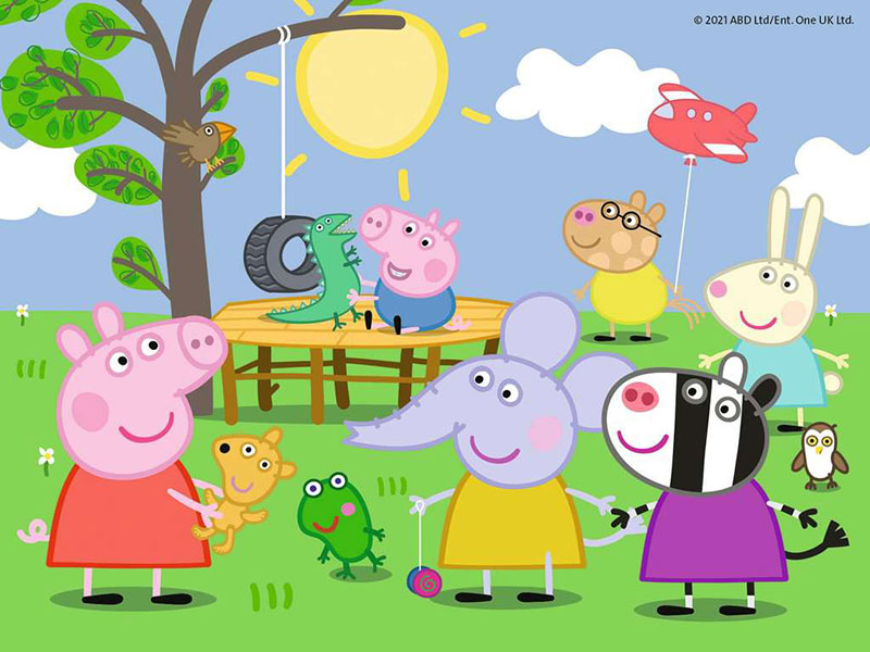 Kocke - slagalica Pepa Prase - Ravensburger 05576 - pogled 4