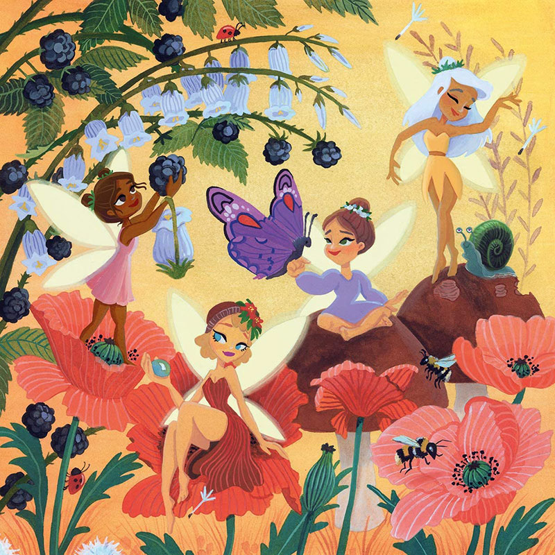 Bajkovita stvorenja Puzzle slagalica 3x49 delova Ravensburger 05181 - pogled 4