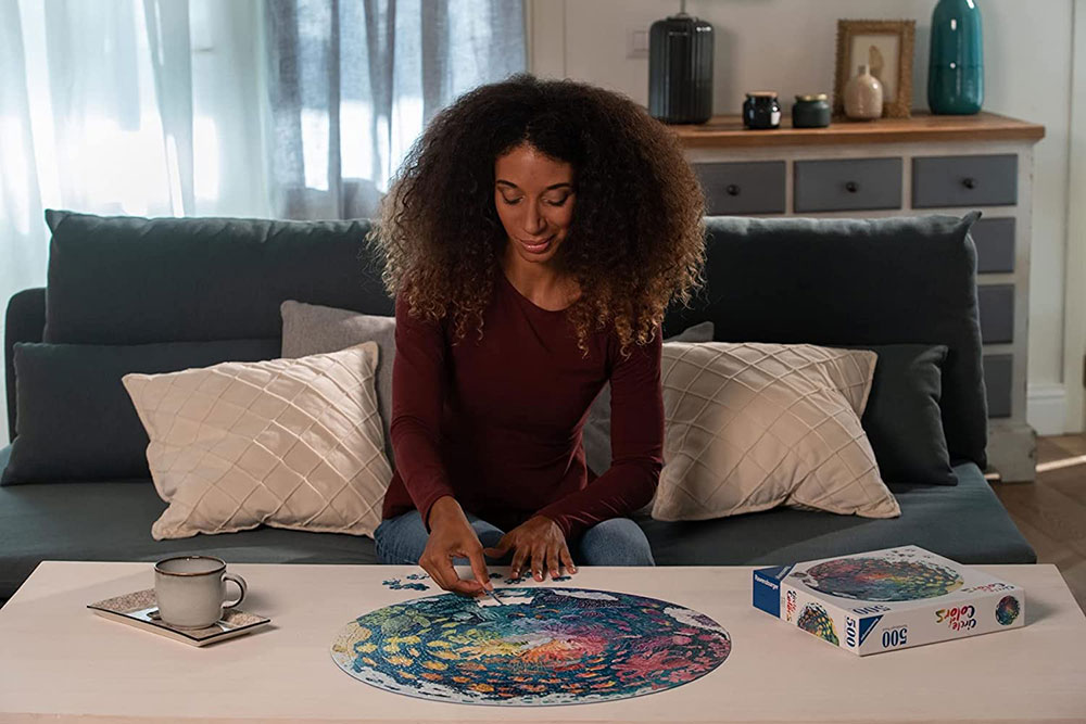 Ravensburger Puzzle slagalica 500 delova Krug boja Mandala 17168 - pogled 4