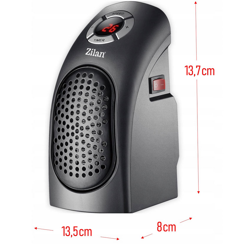 Prenosna grejalica 400W Zilan ZLN2281 - pogled 4