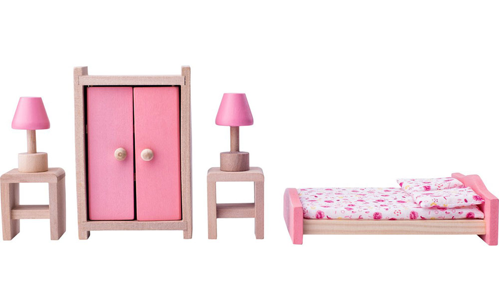 WOODY Kućica za lutke sa nameštajem i lutkama Vila Wisteria 91873 - pogled 4