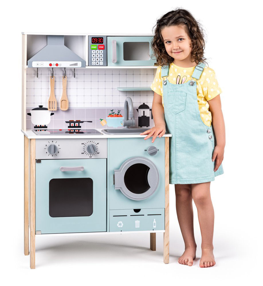 WOODY Drvena kuhinjica sa zvučnim i svetlosnim efektima Dakota 90199 - pogled 4