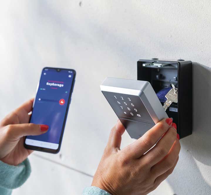 Smart sigurnosni zidni sandučić BlueTooth Abus KeyGarage-BT - pogled 4