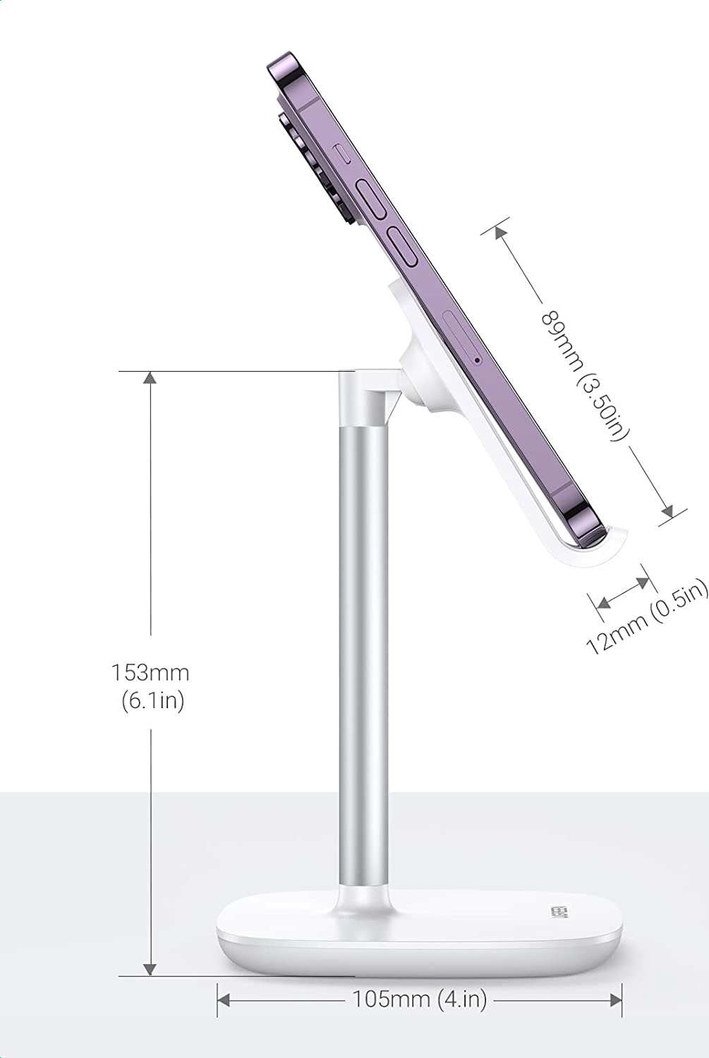 Stoni držač mobilnog uređaja Ugreen LP177 sivi - pogled 4