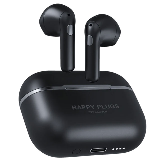 Bluetooth slušalice Happy Plugs Hope Black - pogled 4