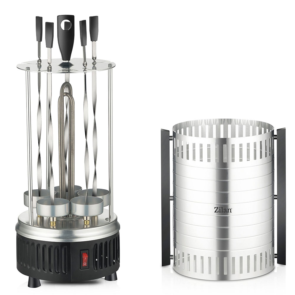 Električni uspravni roštilj za ražnjiće Zilan ZLN5565 - pogled 4