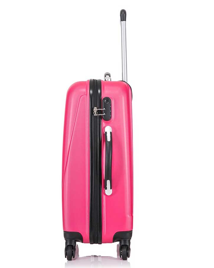 Koferi Za Putovanje Empire Monaco Komplet Od 3 ABS Pink Kofera - pogled 4