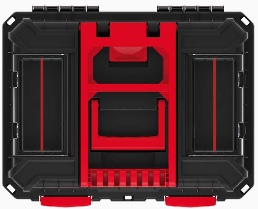 Velika dvodelna kutija za alat sa točkićima Kistenberg KHVW - pogled 4