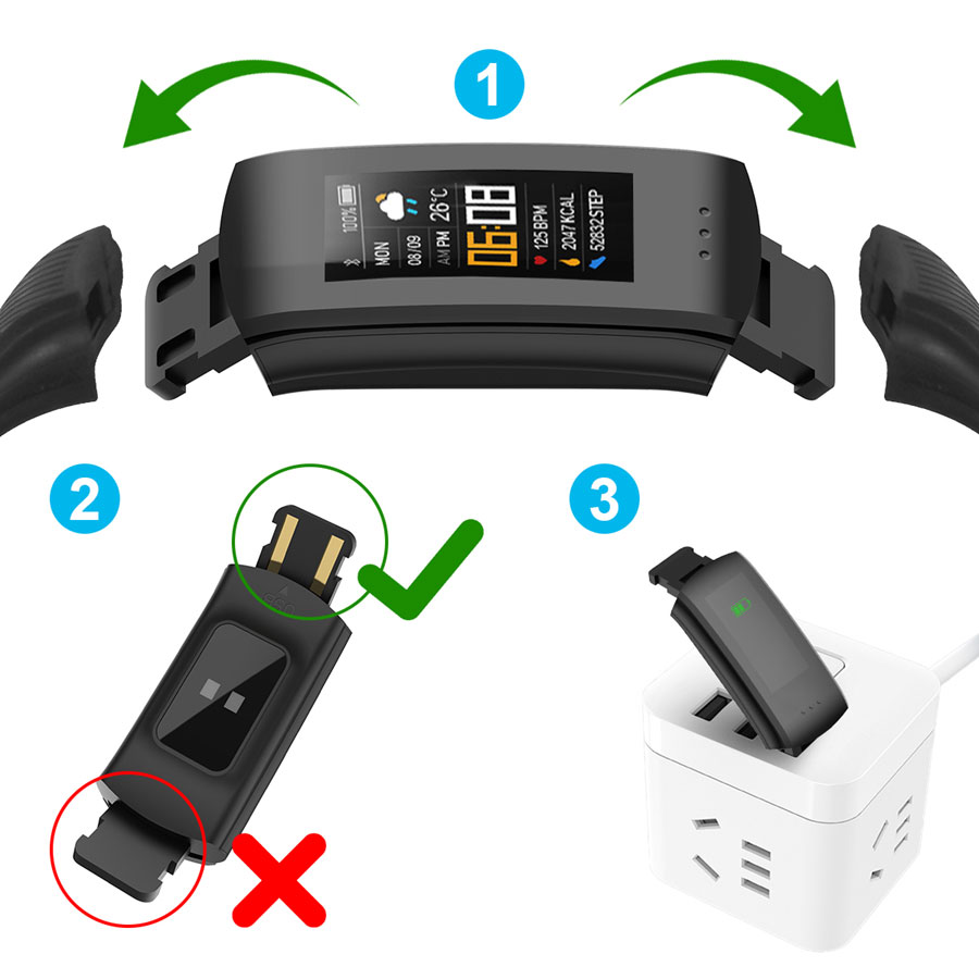 Fitnes narukvica Denver BFH-17 - pogled 4